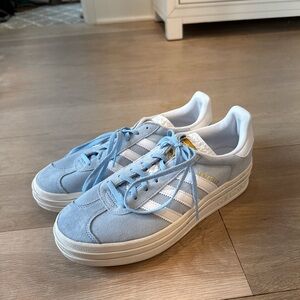 Adidas Light Blue Gazelle Shoes NEVER WORN